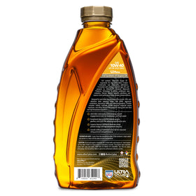 ULTRA 1PLUS label close-up highlighting JASO MA2 and API SN certifications