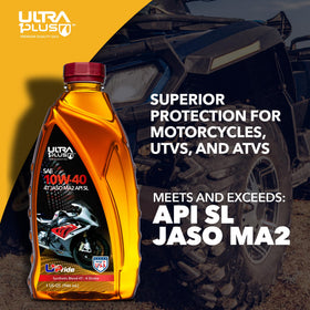 ULTRA 1PLUS oil texture drops on metal showing smooth viscosity for protection