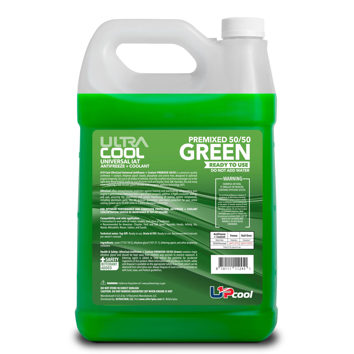ULTRA 1PLUS being poured into radiator showing easy pour and convenient refill