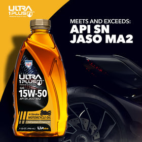 ULTRA 1PLUS pouring from bottle into engine for clean, easy refills