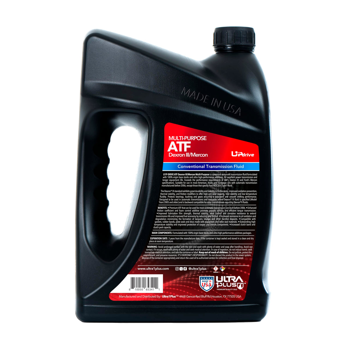 ULTRA 1PLUS close-up of pour spout for accurate, low-spill transmission fluid pouring