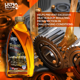 ULTRA 1PLUS being poured into a transmission fill hole demonstrating easy use and clean transfer