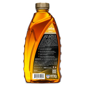 ULTRA 1PLUS side label with specification details and benefits for informed buyers