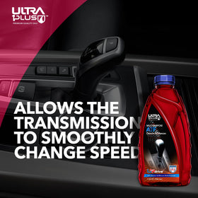 ULTRA 1PLUS being poured into a vehicle transmission bay for maintenance reliability
