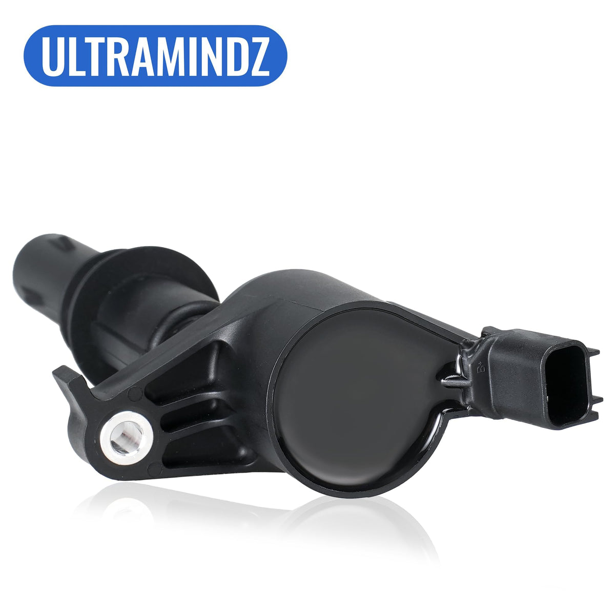 ultramindz ignition coil mounted on engine demonstrating direct fit replacement