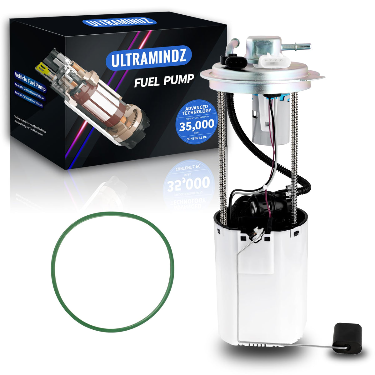ultramindz front assembly view showing full pump kit and reliable fit