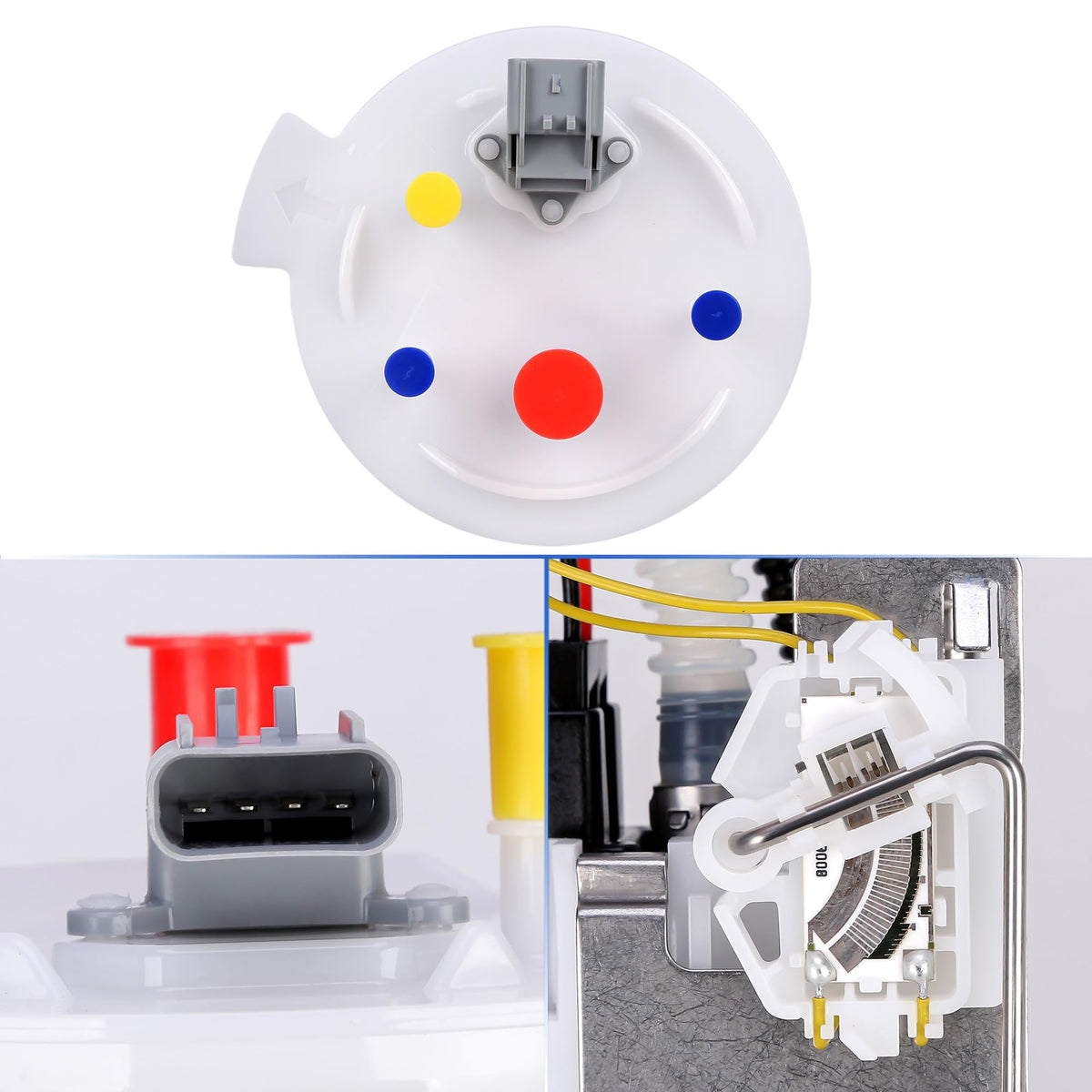 ultramindz float arm and sender view illustrating fuel level mechanism for accurate readings