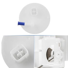 ultramindz float arm connection demonstrating easy snap-in installation