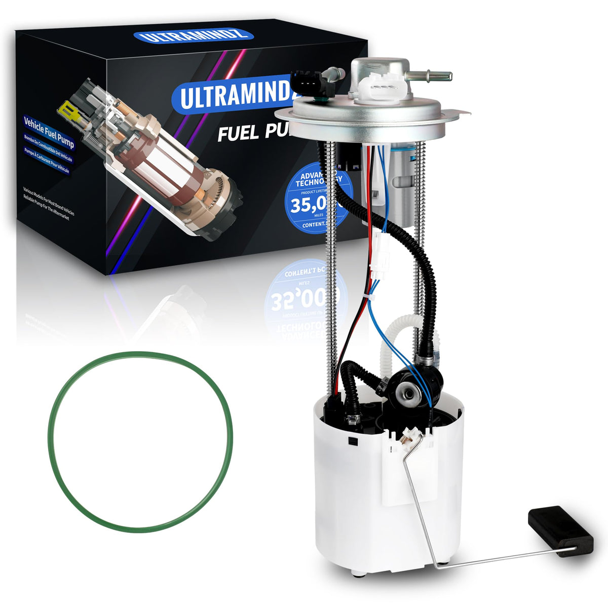 ultramindz fuel pump front assembly showing complete module and fit benefits