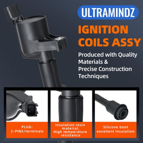ultramindz kit components laid out showing all eight coils and plugs for completeness