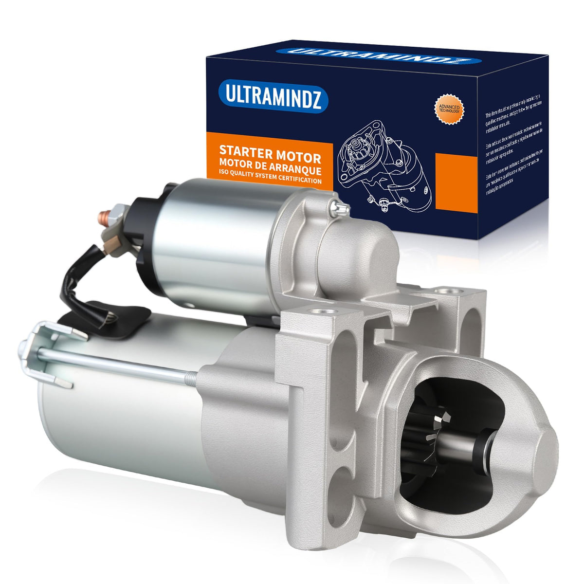 ultramindz front view starter showing housing for reliable replacement
