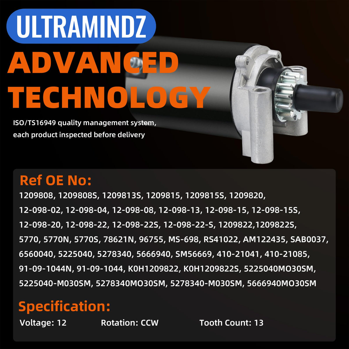 ultramindz starter electrical terminals and connections for secure install