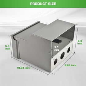 Umaogus next to RV power cord for scale demonstrating compact footprint and generous cord space