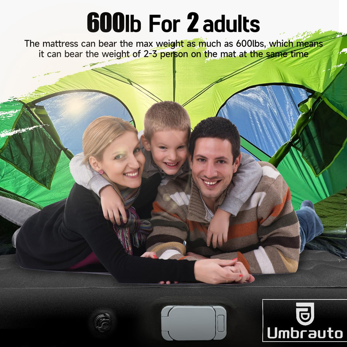 Umbrauto night scene with soft lighting showing restful sleep outdoors