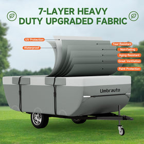 Umbrauto storage bag with accessories showing easy packing and spare parts