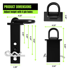 UMIRO anchor installed in stake pocket on trailer improving cargo tie-down flexibility