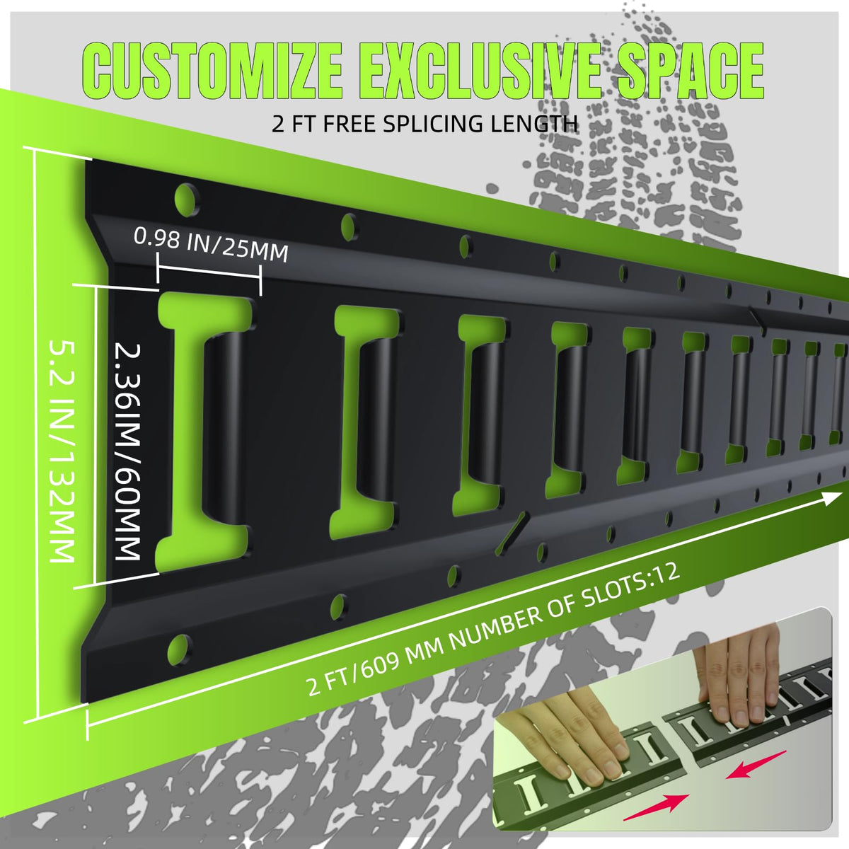 UMIRO rails mounted inside a van illustrating secure cargo management and quick access