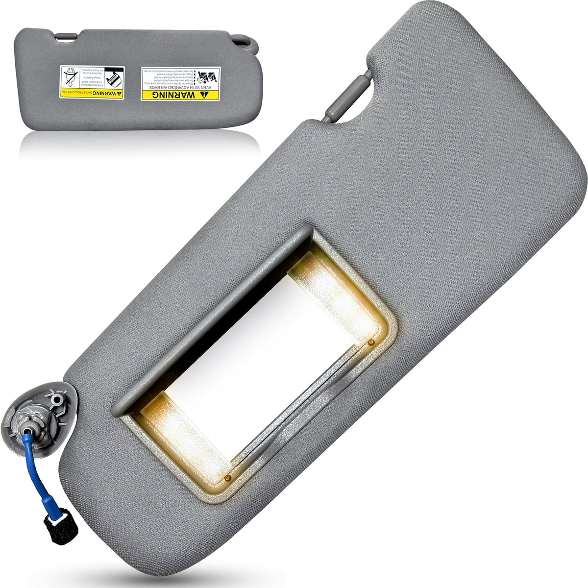 UMISHI driver sun visor front view showing clean OEM appearance and easy replacement benefits