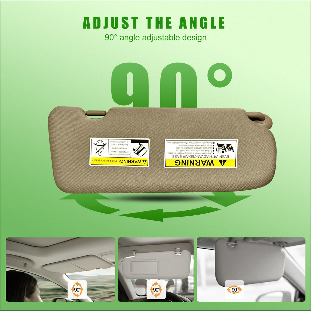 UMISHI visor light lens and switch detail for convenient illumination