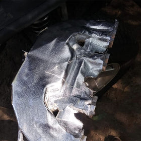 Ummickl adhesive-backed rear close-up showing peel-and-stick convenience and secure hold