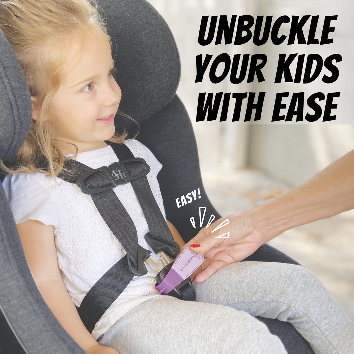 UnbuckleMe close-up grip texture showing non-slip surface and comfort