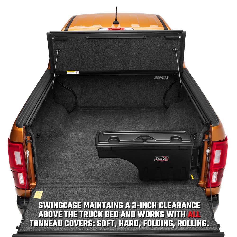 UnderCover next to a standard toolbox for size comparison and portability benefit