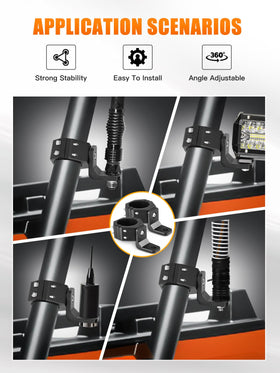 UNI-SHINE demonstration of angle adjustment showing easy 360° rotation