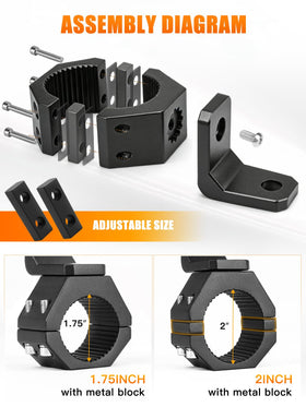 UNI-SHINE close-up of the 360° gear lock showing precise angle control