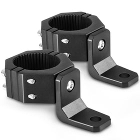UNI-SHINE front view of two mounts showing durable finish and included hardware