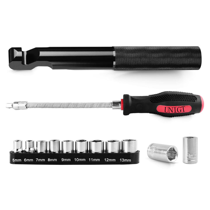 UNIGT belt tool front view showing compact design and quick access benefits