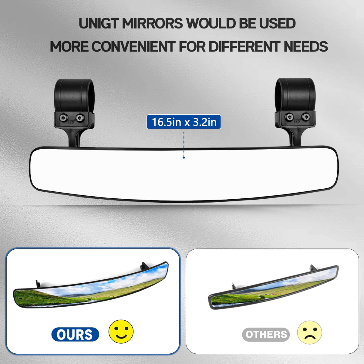 UNIGT clamp detail with rubber insert protecting roll cage finish