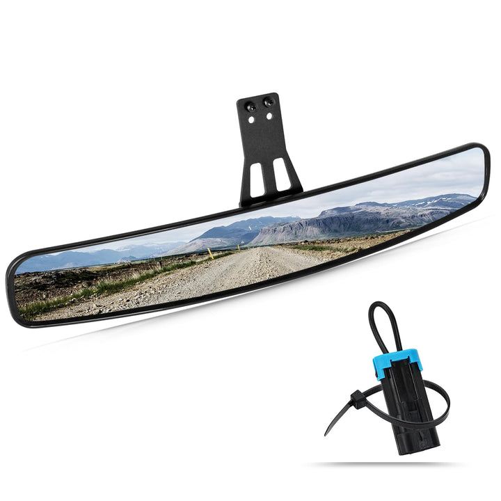 UNIGT front view mounted on Polaris Ranger improving rear visibility
