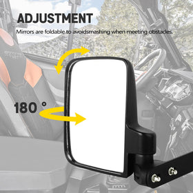 UNIGT installed on Polaris passenger side, reduces blind spots