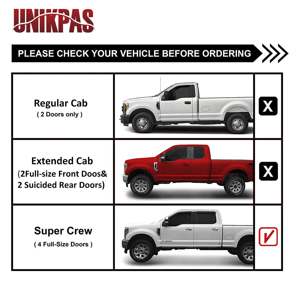 unikpas packaged left and right tracks showing included components benefit