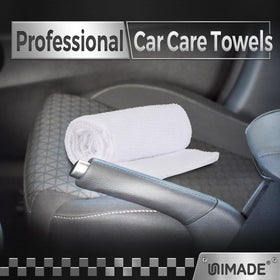 UNIMADE towel wiping restaurant surface showing hygienic, versatile cleaning benefit