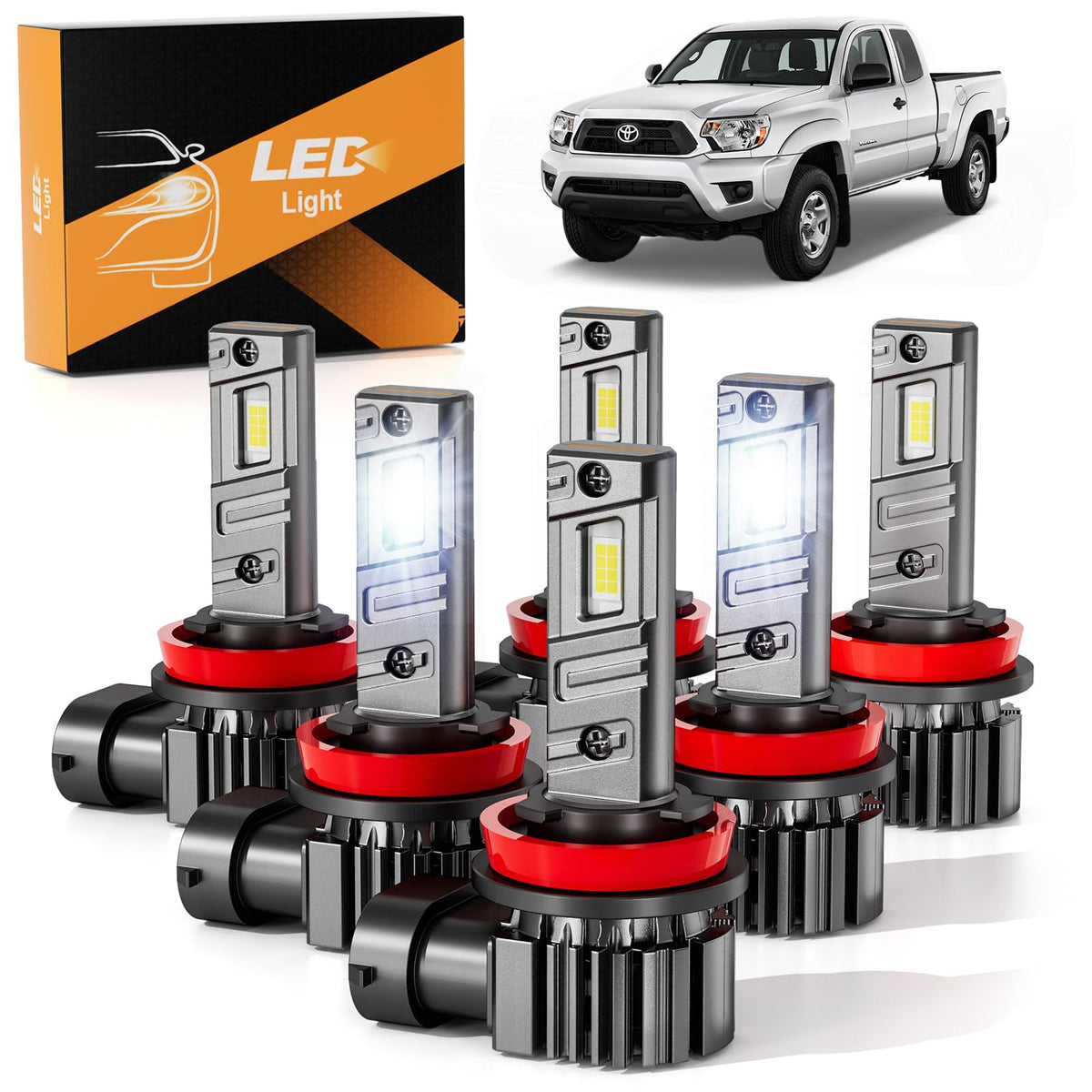 unionlux front packaging showing full 6-piece LED kit and benefits