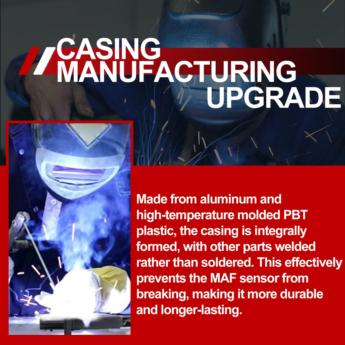 UNITHUB detailed view of sensor element for accurate airflow measurement