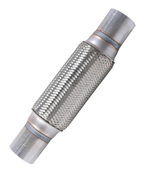 UNLRAE front view of flex pipe showing durable stainless construction and fit
