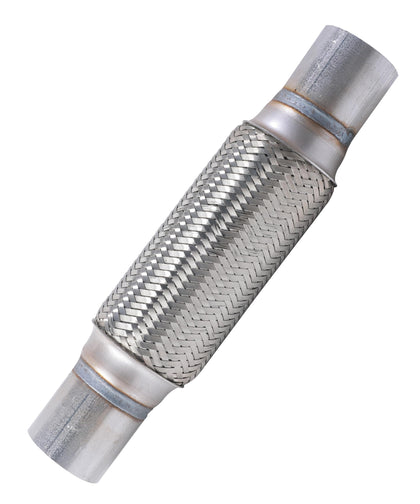 UNLRAE front view of flex pipe showing durable stainless construction and fit