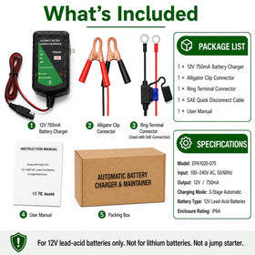 Unocho in storage with lawnmower illustrating seasonal battery care