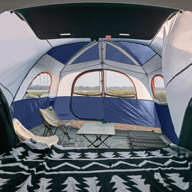 UNP tent mesh windows and ceiling providing ventilation and view benefit