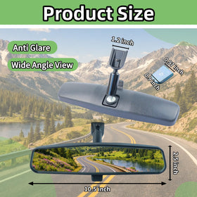 UPENGUPENG close-up of manual anti-glare switch offering reduced headlight glare