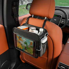 Uplien lifestyle family in car setup reduces clutter for trips