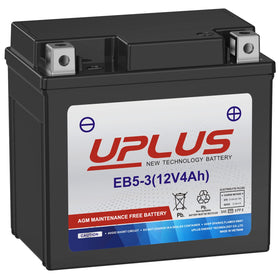 UPLUS front view showing battery profile and compact design benefit