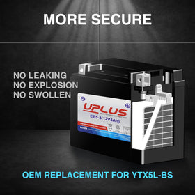UPLUS installed in a motorcycle illustrating quick replacement benefit