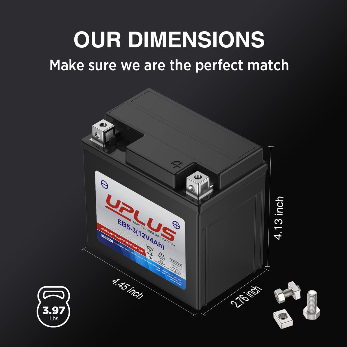UPLUS next to a ruler showing scale for correct sizing assurance