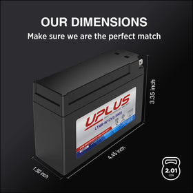 UPLUS AGM internal mat detail indicating leak-proof construction