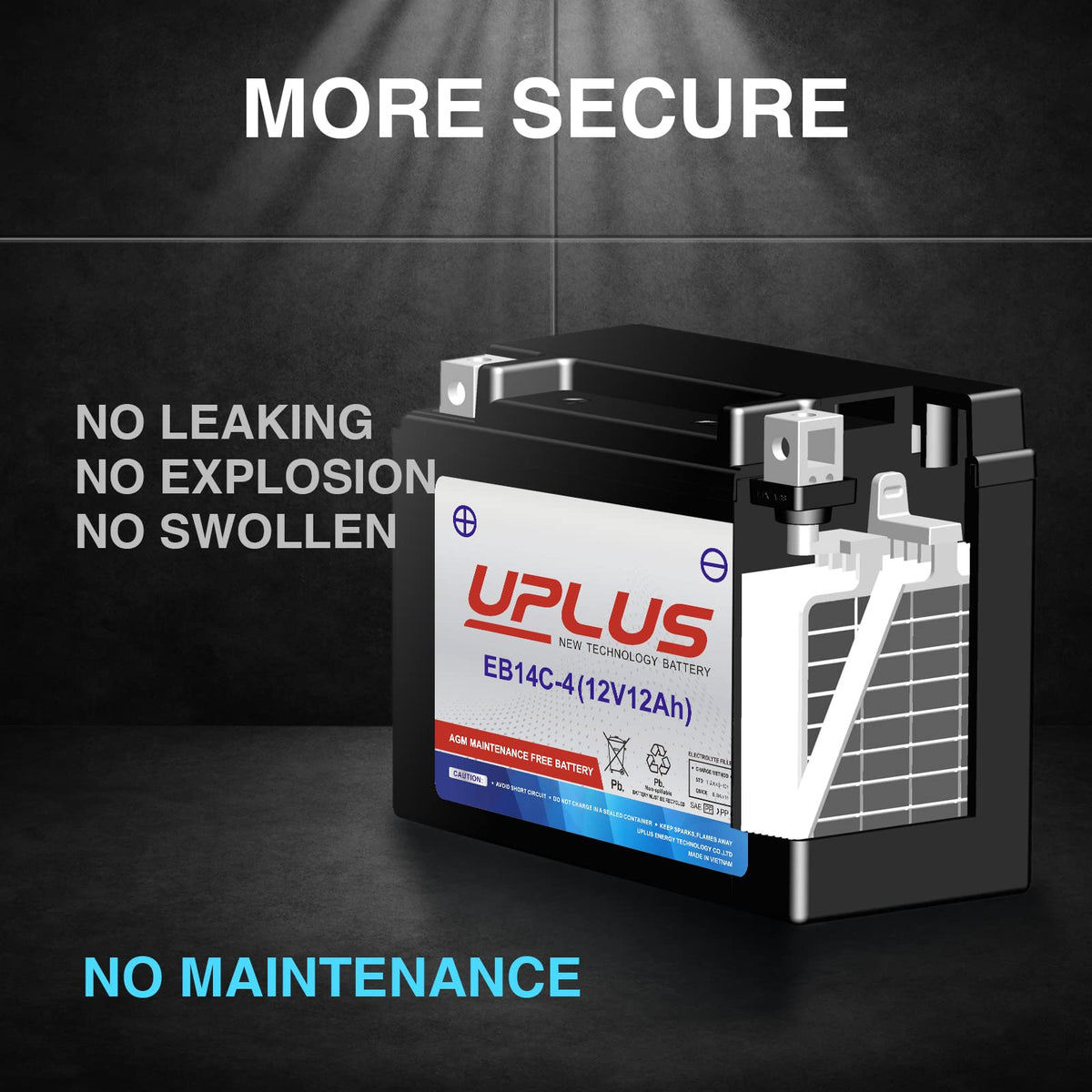 UPLUS shown on scale emphasizing 9.5 lbs lightweight portability