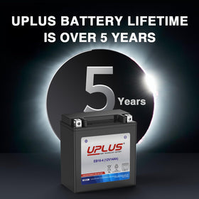 UPLUS YTX16-BS next to ruler showing dimensions for accurate fit verification