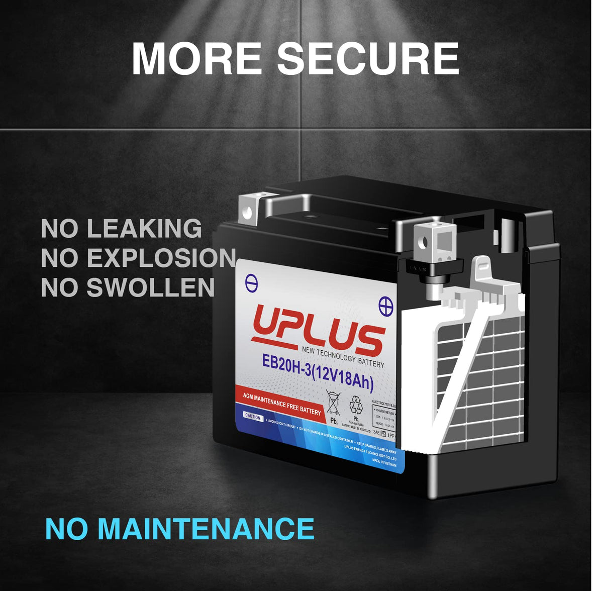 UPLUS polypropylene case texture highlighting heat resistance